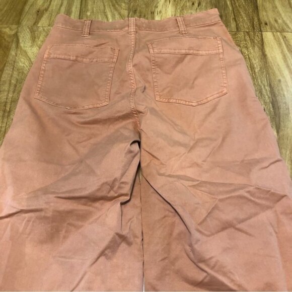 Rise Coral Pink Stretch Jeans Capri Ankle Pants - Picture 9 of 9